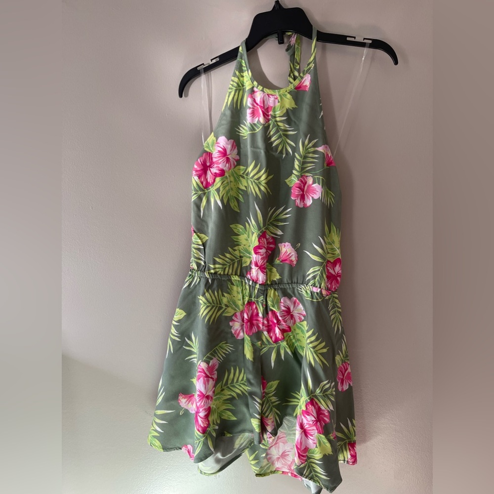 Tropical Romper for Big Girls